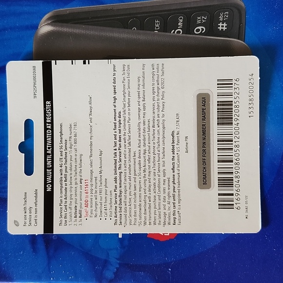 New, unactivated tracfone - Picture 3 of 3